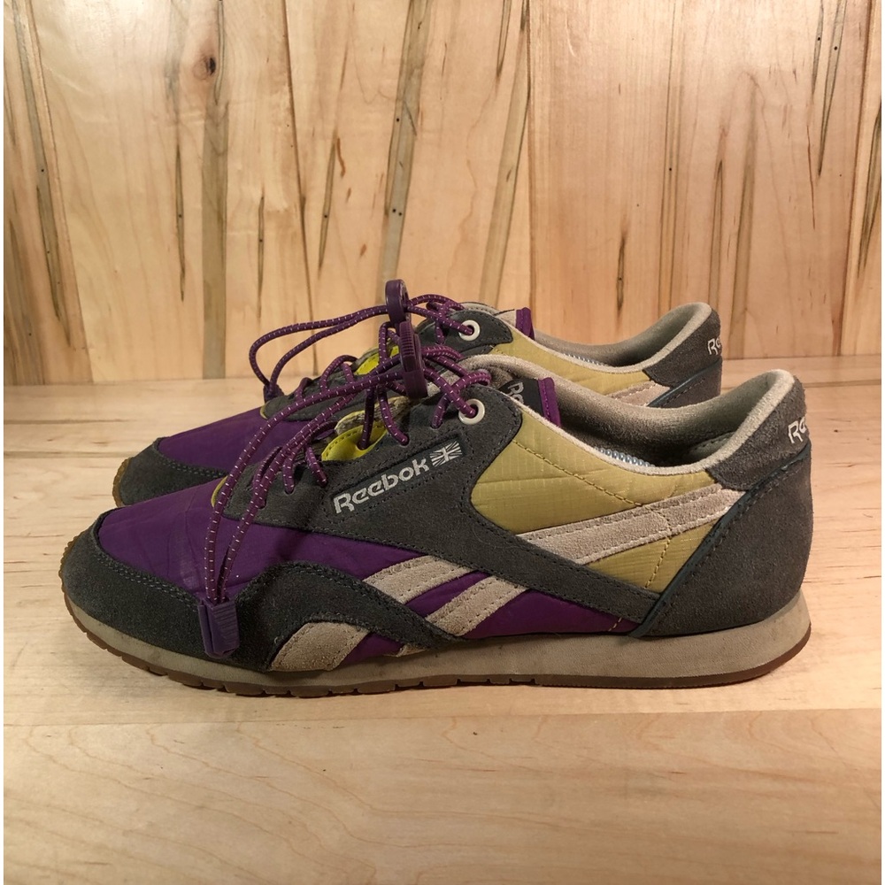Reebok x Alicia Keys Classic Nylon Women’s Shoe Size 8.5 Purple Green